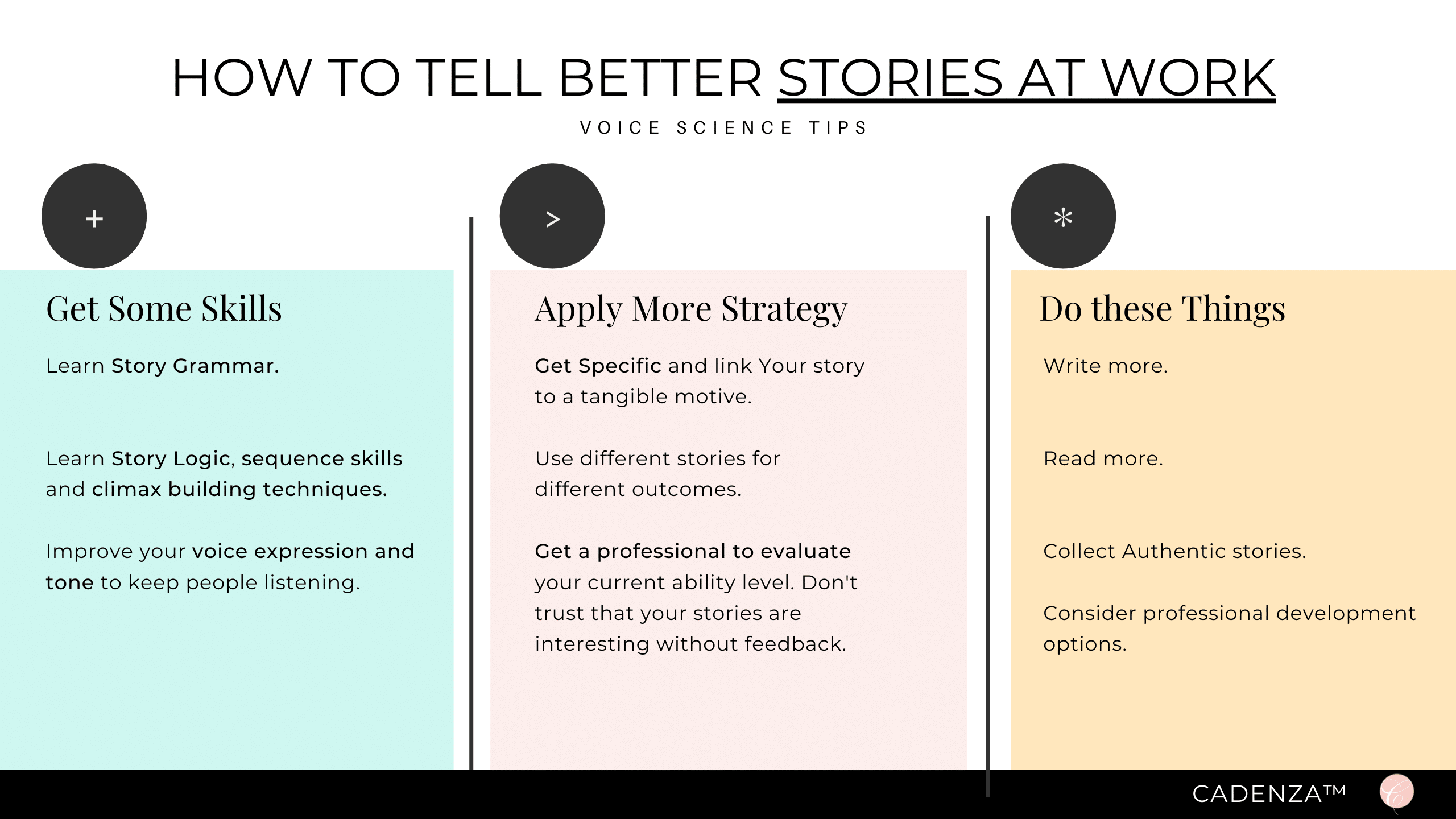 tell better stories at work